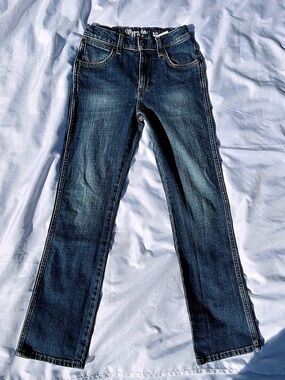 Wrangler boys  Retro Slim Boot Bootcut Jeans Blue Waist size 12 kids